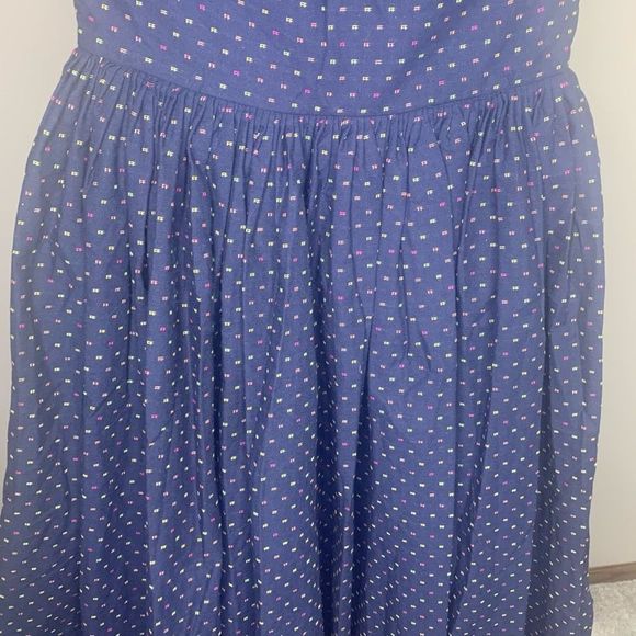 NEW ModCloth Size 6 Fit and Flare with Pockets Navy MIDI Dress. (1m1) - Picture 6 of 14
